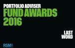 Portfolio Adviser Fund Awards 2016 - Platinum award, International Equity Income category