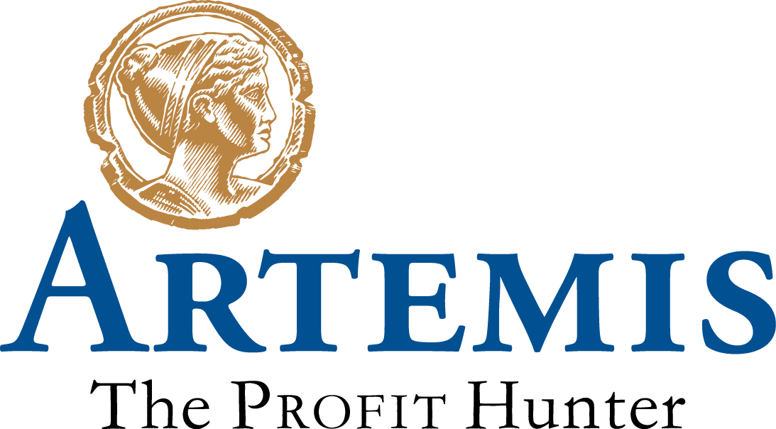 Fig. 1: The Artemis logo, with the bronze coin featuring Artemis, the Greek goddess of the hunt