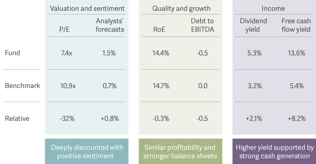 Global Emerging Markets key financial characteristics