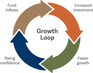 Growth loop flow diagarm showing process